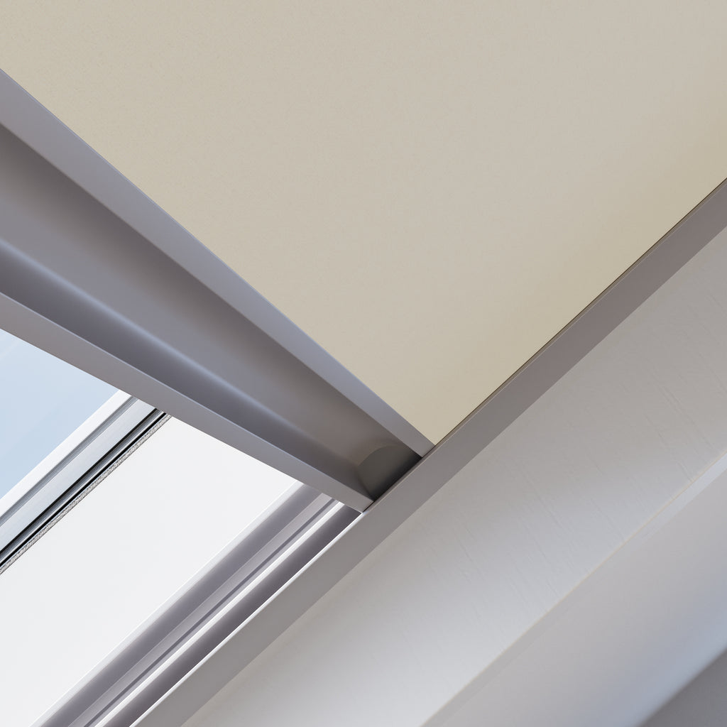 Dakraam rolgordijn Verduister Beige 3358