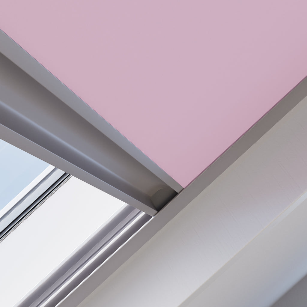 Dakraam rolgordijn Licht Roze 910