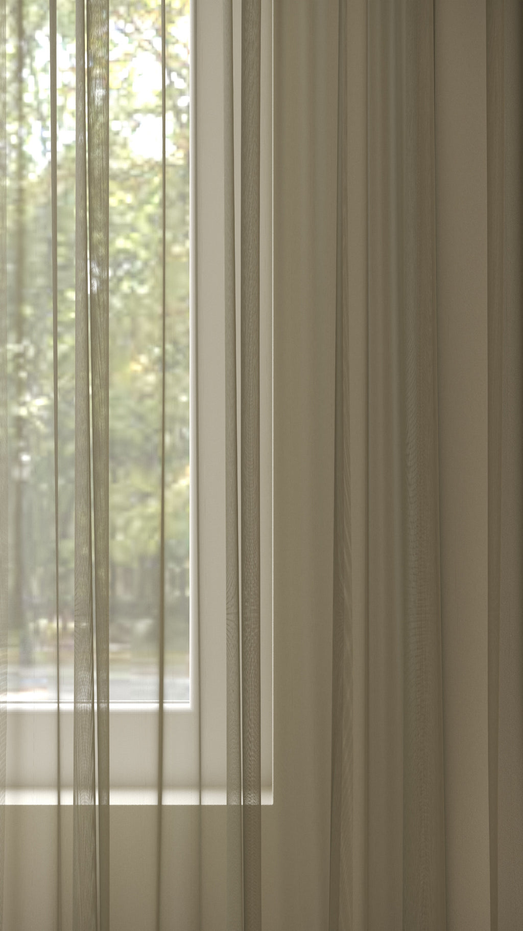 Franse Voile Donkerzand