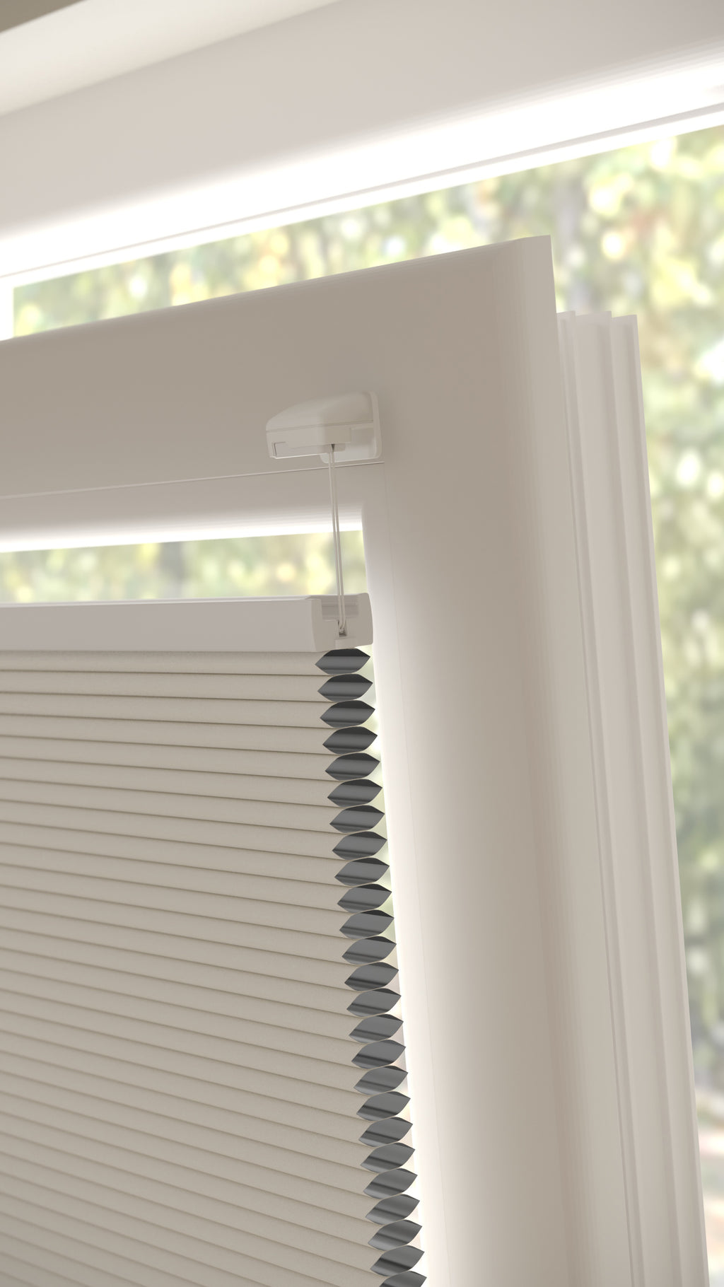 Plissé gordijn Parijs Lichtbeige Verduister 5110 - Draai/kiep