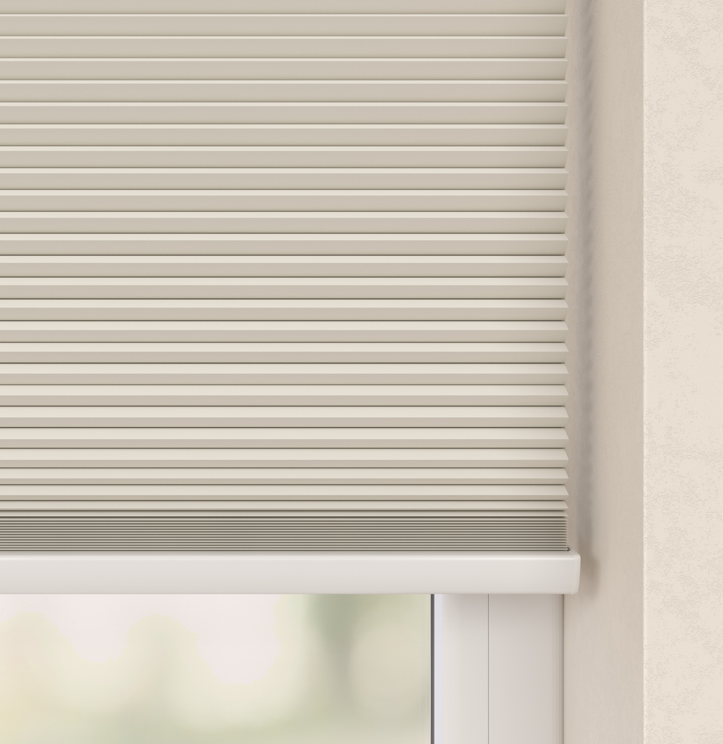 Premium Plissé gordijn Parijs Lichtbeige Verduister 5110