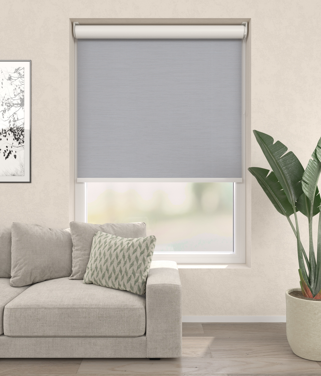 Elektrisch Rolgordijn Florence Verduister Blauw 5400