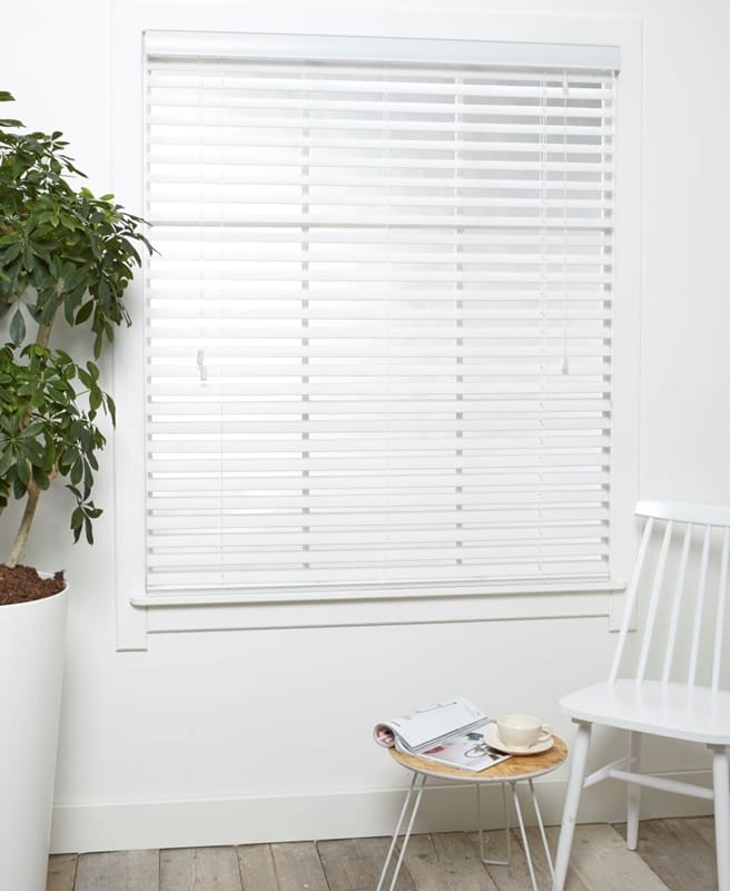Houten Jaloezie Trend Wit Afbeelding 1