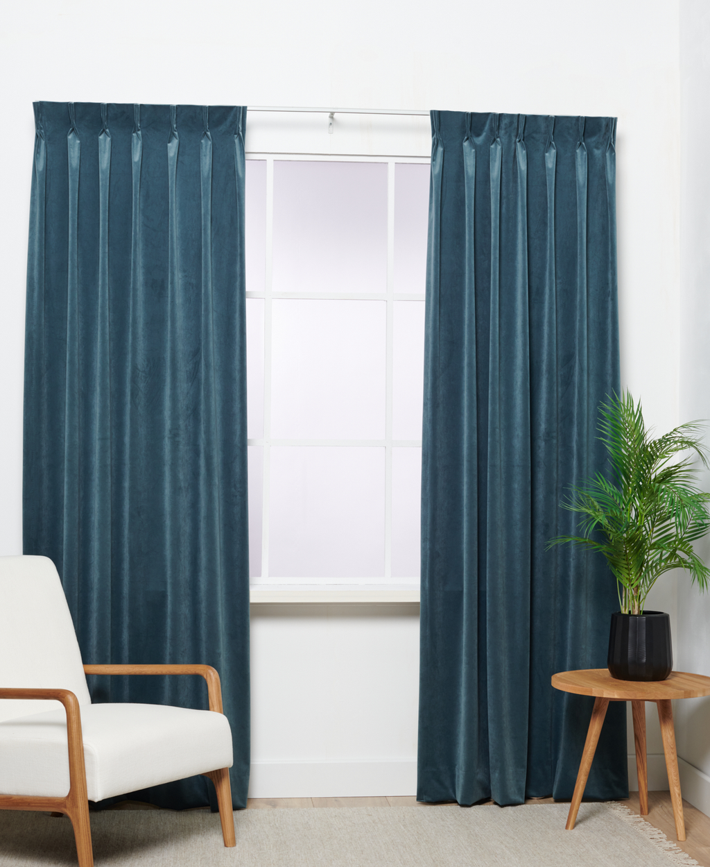 Trend Velours Smaragd Blauw 87