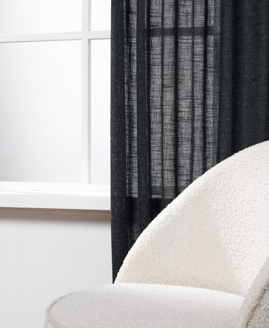 Inbetween Mallorca Linnen Zwart 600 Afbeelding 1