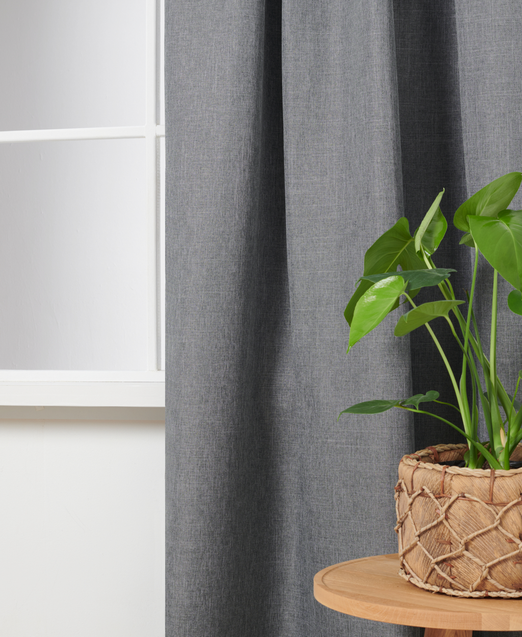 Gordijn Robin Linnenlook Donkergrijs 4006 Afbeelding 2