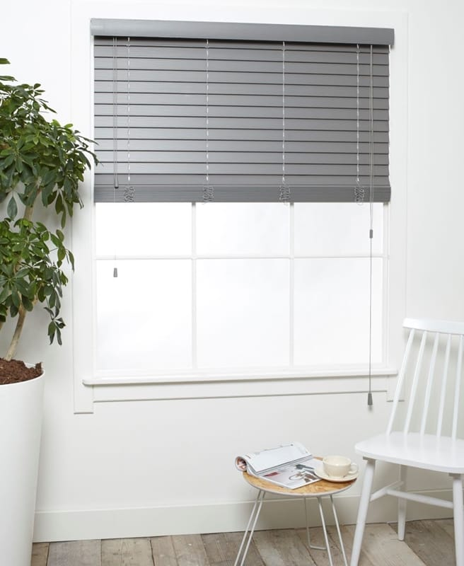 PVC Jaloezieen - Donkergrijs Reliëf