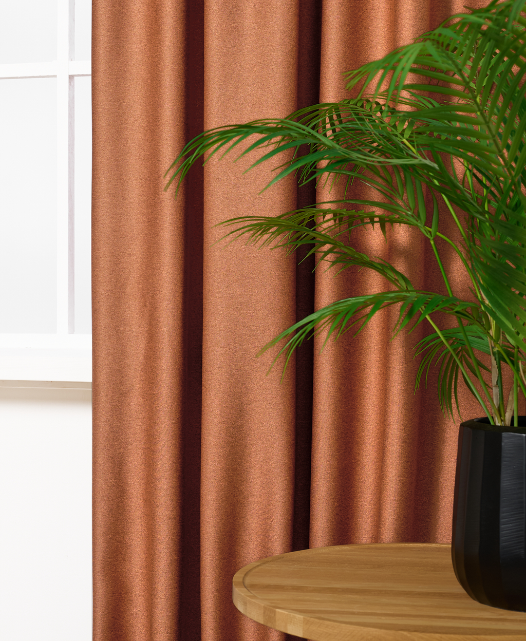 Gordijn Brandvertragend Elton Terracotta 20 Afbeelding 2