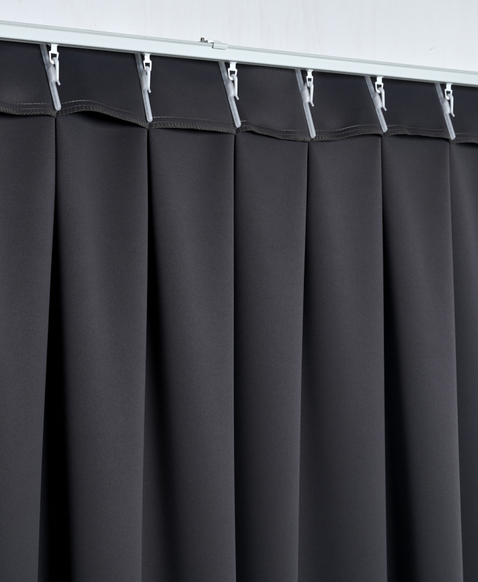 Gordijn Brandvertragend Uni Antraciet Afbeelding 2