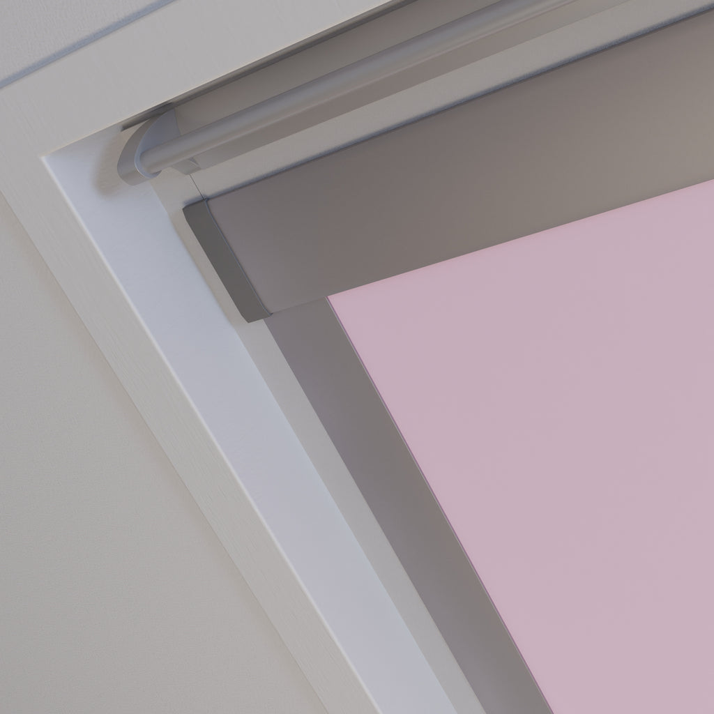 Dakraam rolgordijn Verduister Licht Roze 5910