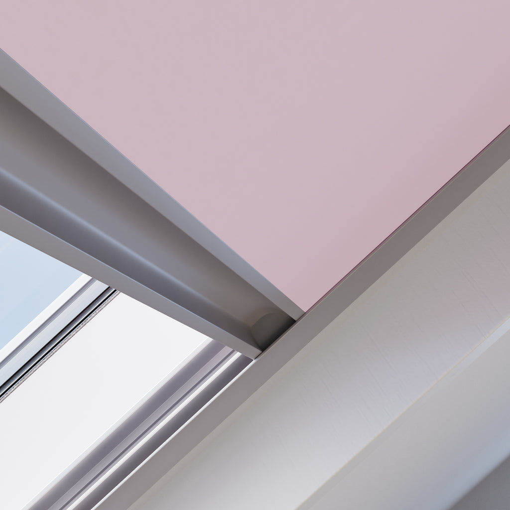 Dakraam rolgordijn Verduister Licht Roze 5910