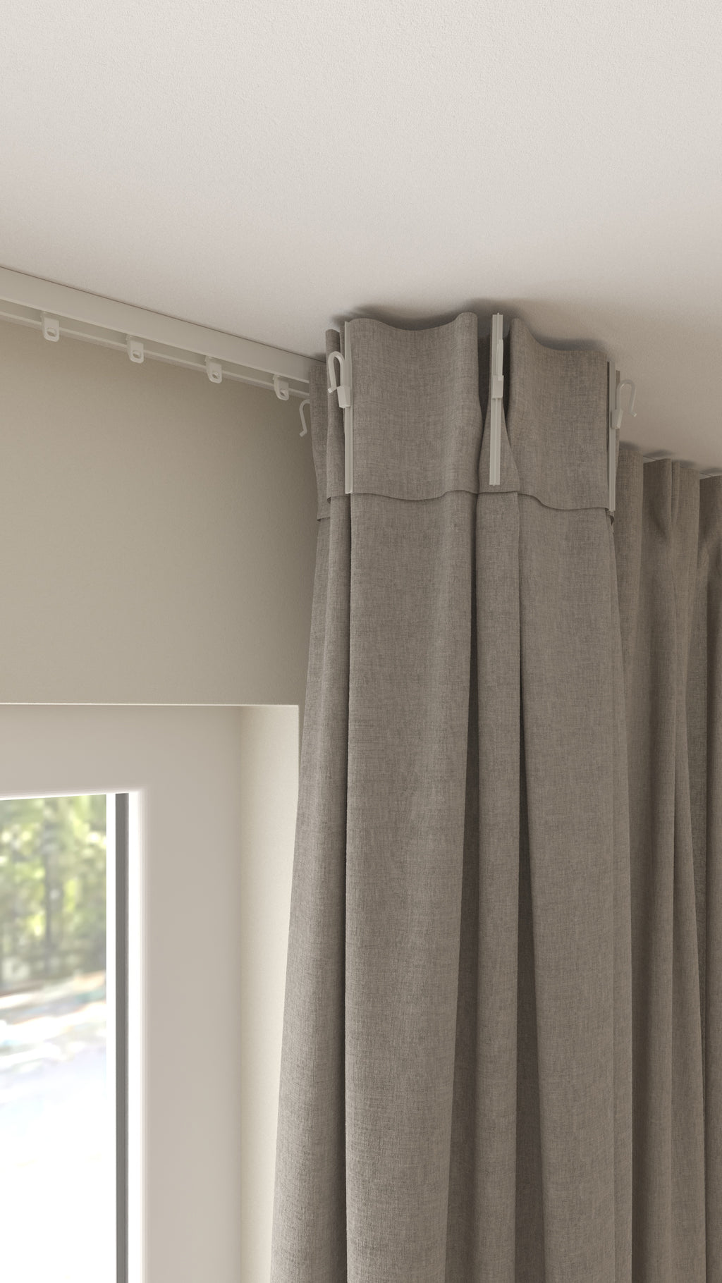 Inbetween Linnenlook Grijs