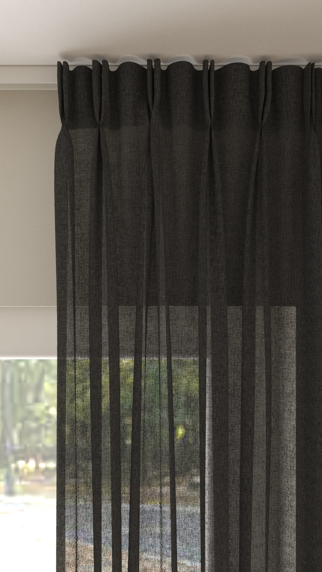 Inbetween Linnenlook Zwart