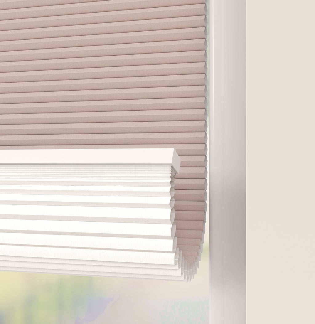 Elektrische Plissé gordijnen Parijs Oud Roze Verduister 746-04