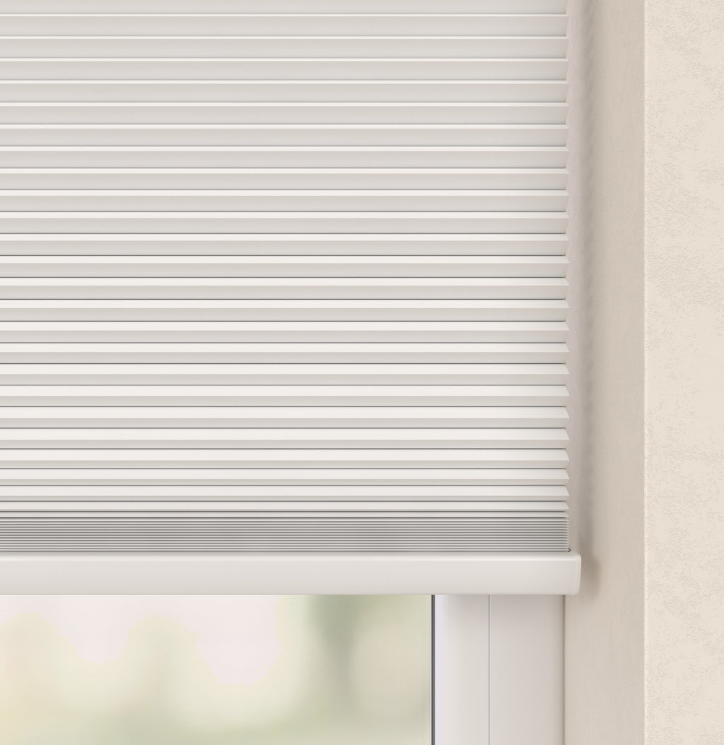 Plissé Gordijn Premium Parijs Wit Verduister 5100 Afbeelding 2