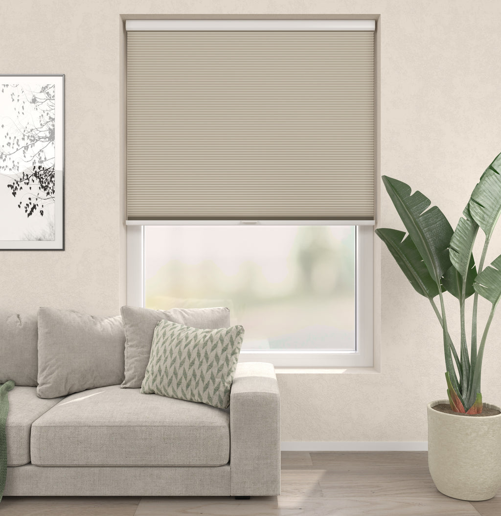 Plissé Gordijn Premium Parijs Lichtzand Verduister 5160 Afbeelding 1