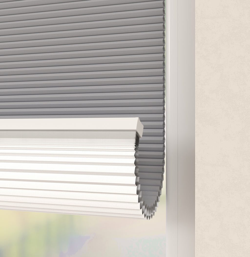 Premium Plissé gordijnen Parijs Grijs Verduister 5220