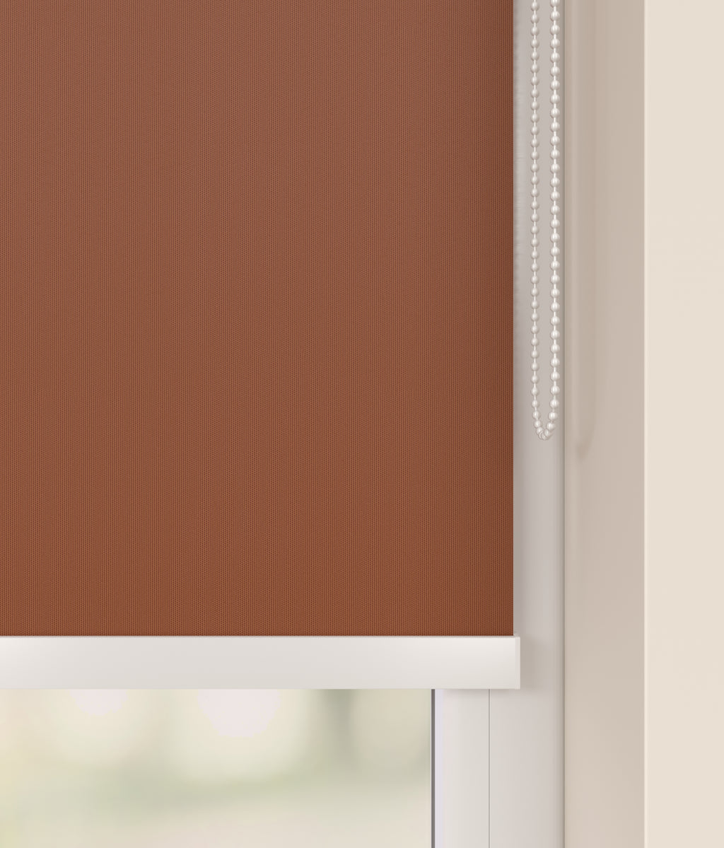 Elektrisch Rolgordijn Rome Verduister Mocha 5824
