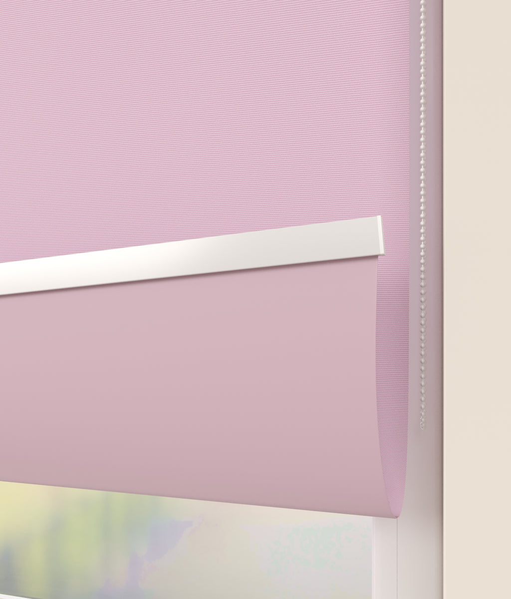Elektrisch Rolgordijn Rome Verduister Licht Roze 5910
