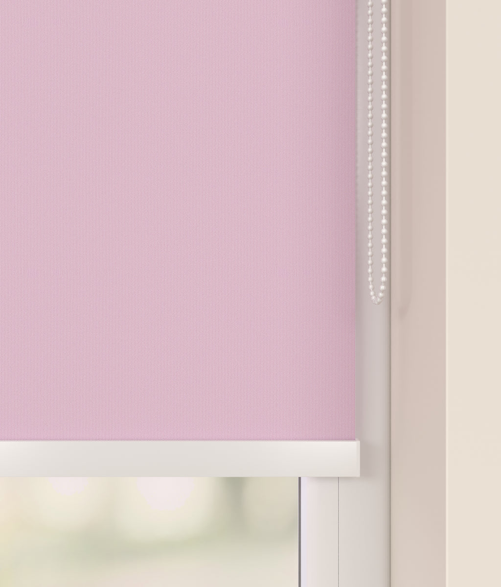 Elektrisch Rolgordijn Rome Verduister Licht Roze 5910