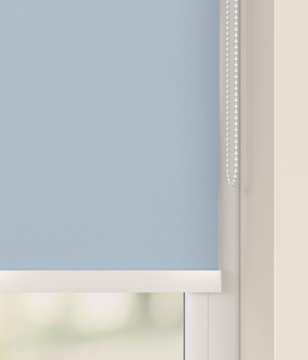 Elektrisch Rolgordijn Rome Verduister Licht Blauw 5920