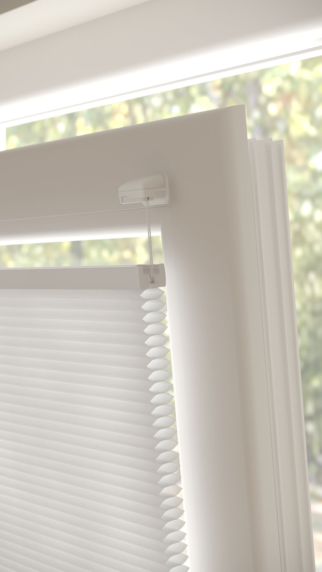Plissé gordijnen Trend Wit 01 - Draai/kiep