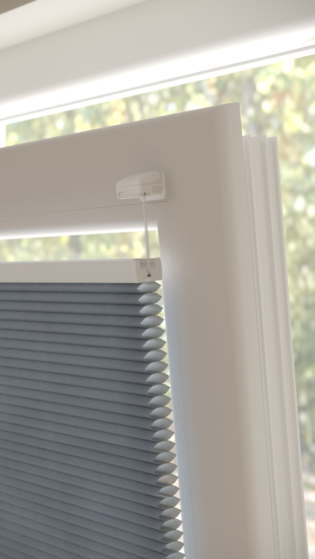 Plissé gordijnen Trend Staalblauw 10 - Draai/kiep