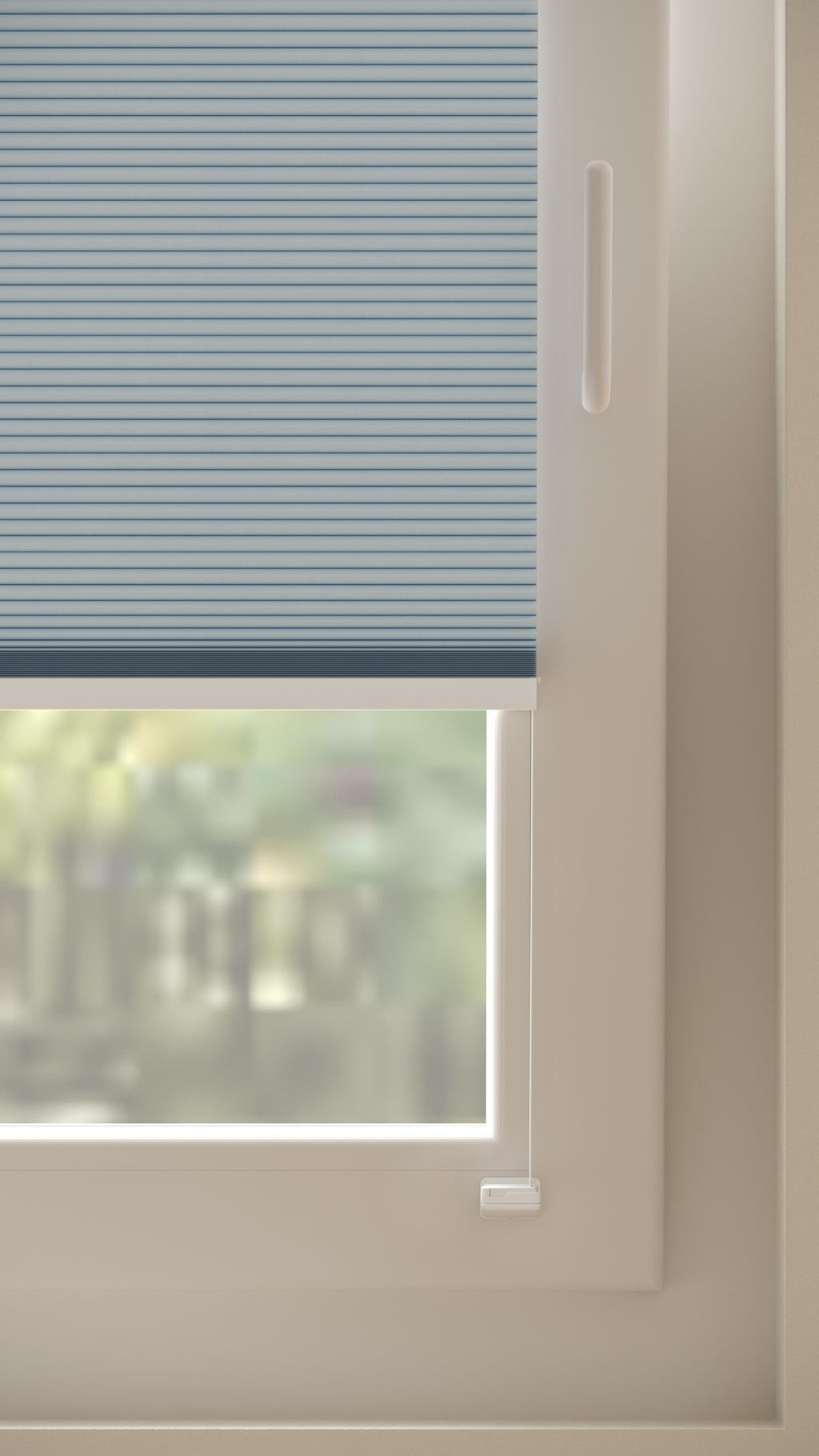 Plissé gordijnen Trend Zachtblauw Verduister 09 - Draai/kiep