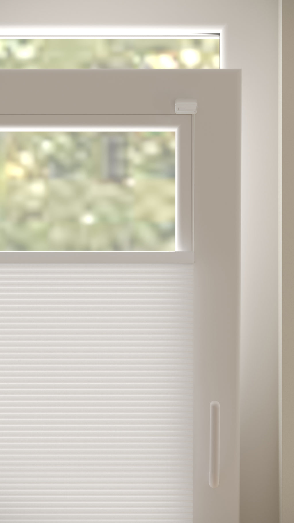 Plissé Gordijn Parijs Wit 100 Draai Kiep Afbeelding 2