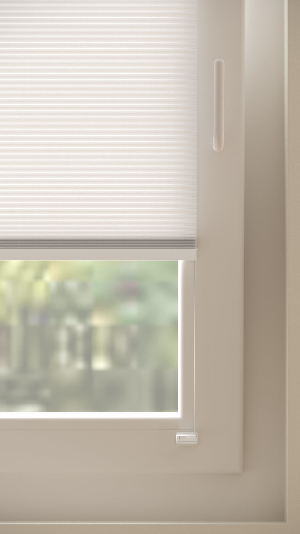 Plissé gordijnen Parijs Wit 100 - Draai/kiep