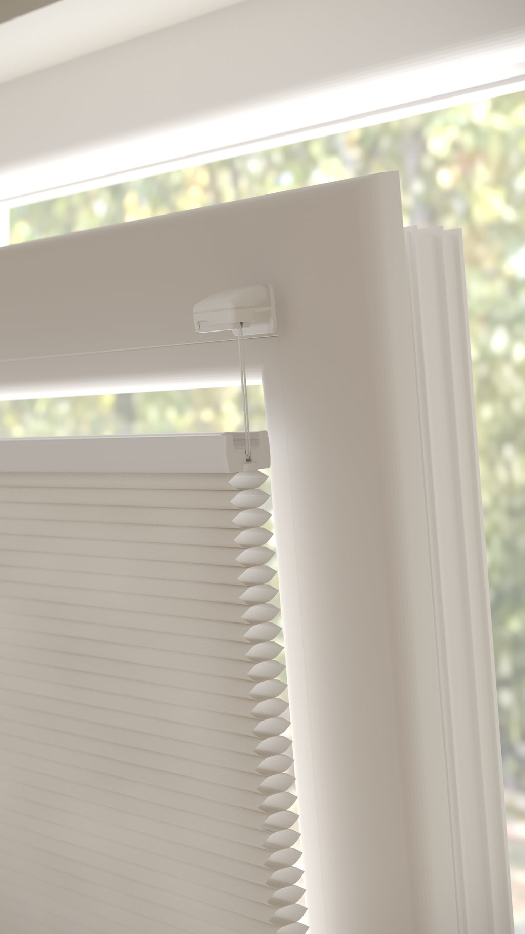 Plissé gordijnen Parijs Lichtbeige 110 - Draai/kiep