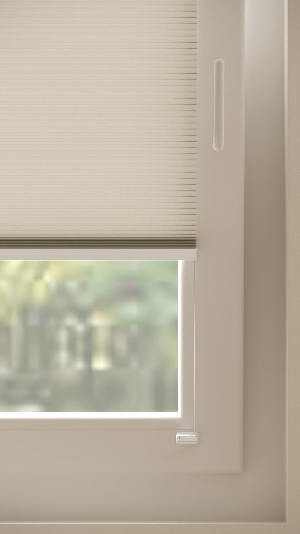 Plissé gordijnen Parijs Lichtzand 160 - Draai/kiep