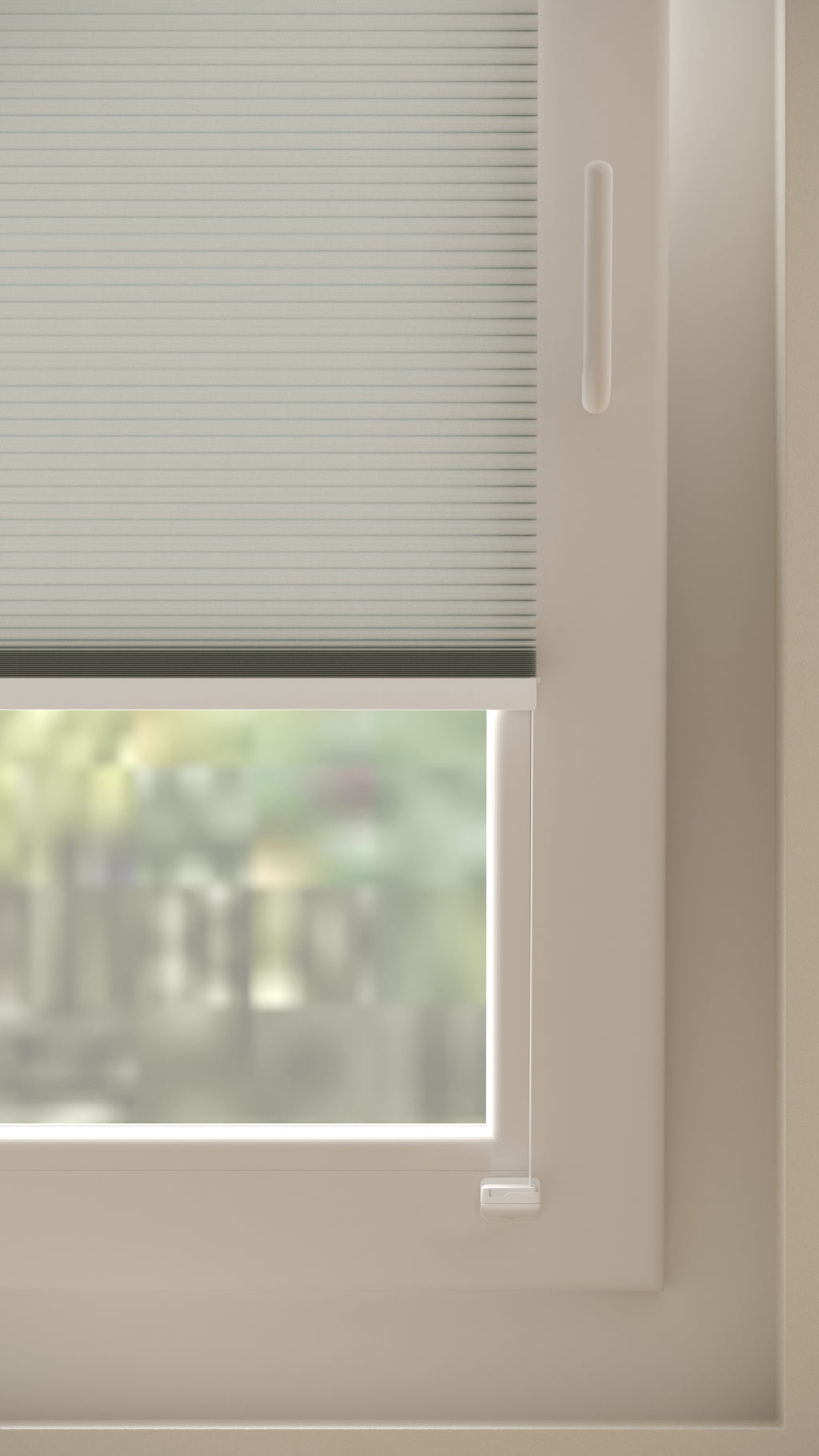 Plissé gordijnen Parijs Grijszand 230 - Draai/kiep