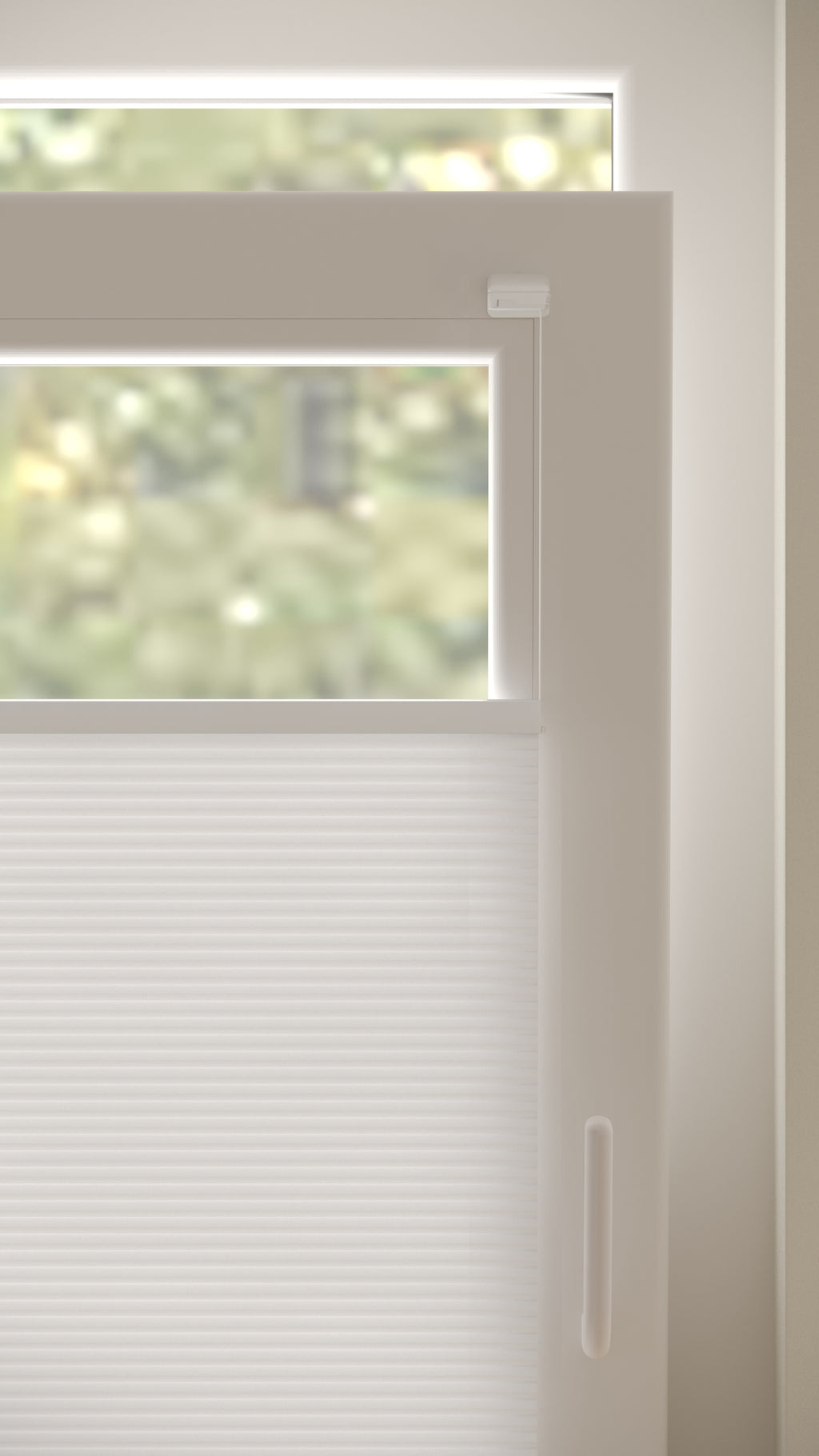 Plissé gordijnen Monaco Wit 01 - Draai/kiep