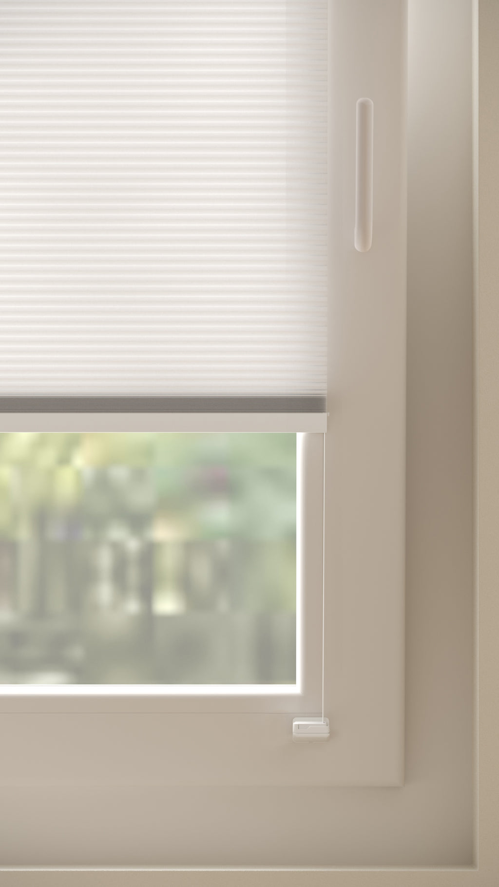 Plissé gordijnen Monaco Wit 01 - Draai/kiep