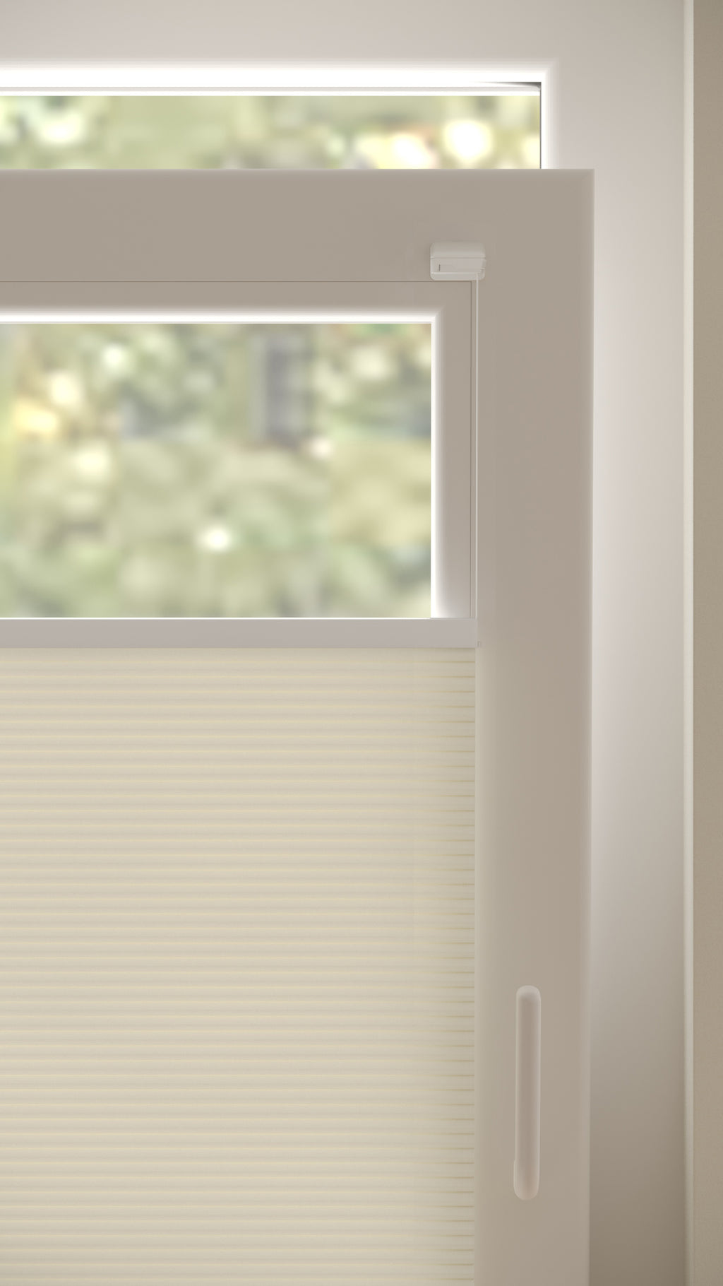 Plissé gordijnen Monaco Ecru 02 - Draai/kiep