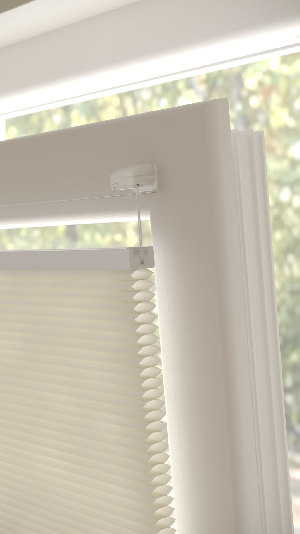 Plissé gordijnen Monaco Ecru 02 - Draai/kiep