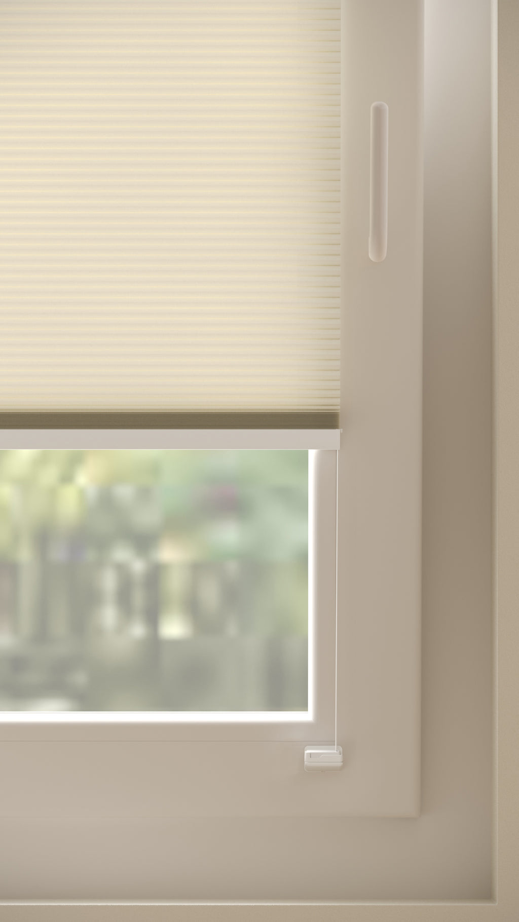 Plissé gordijnen Monaco Ecru 02 - Draai/kiep