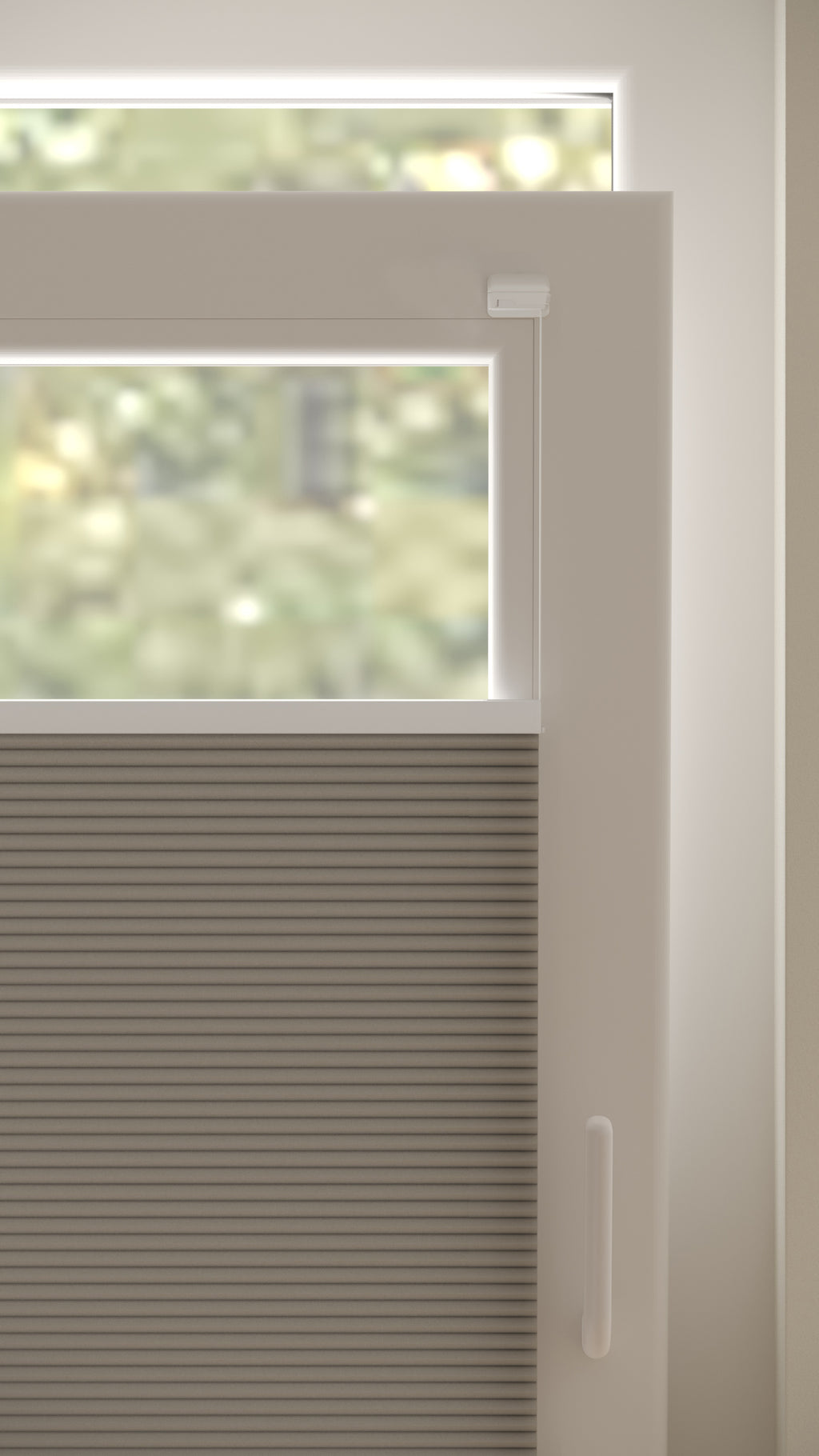 Plissé gordijnen Monaco Zand Verduister 04 - Draai/kiep