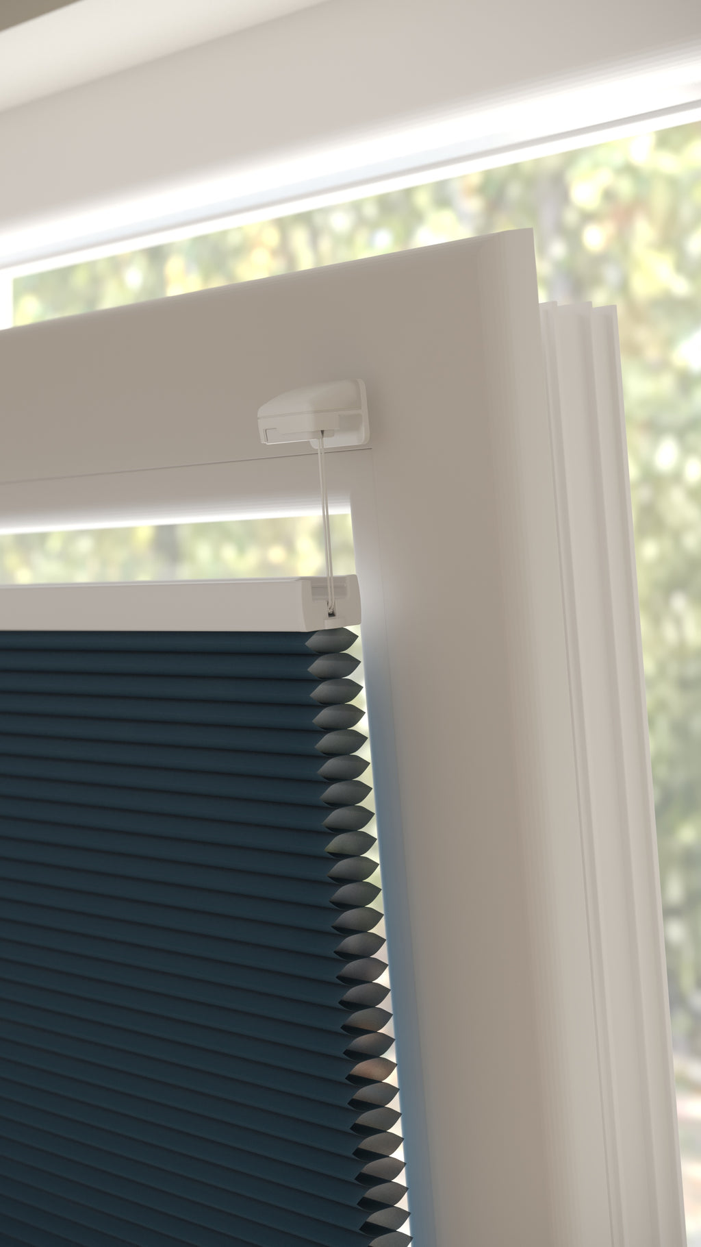 Plissé gordijnen Monaco Blauw 09 - Draai/kiep