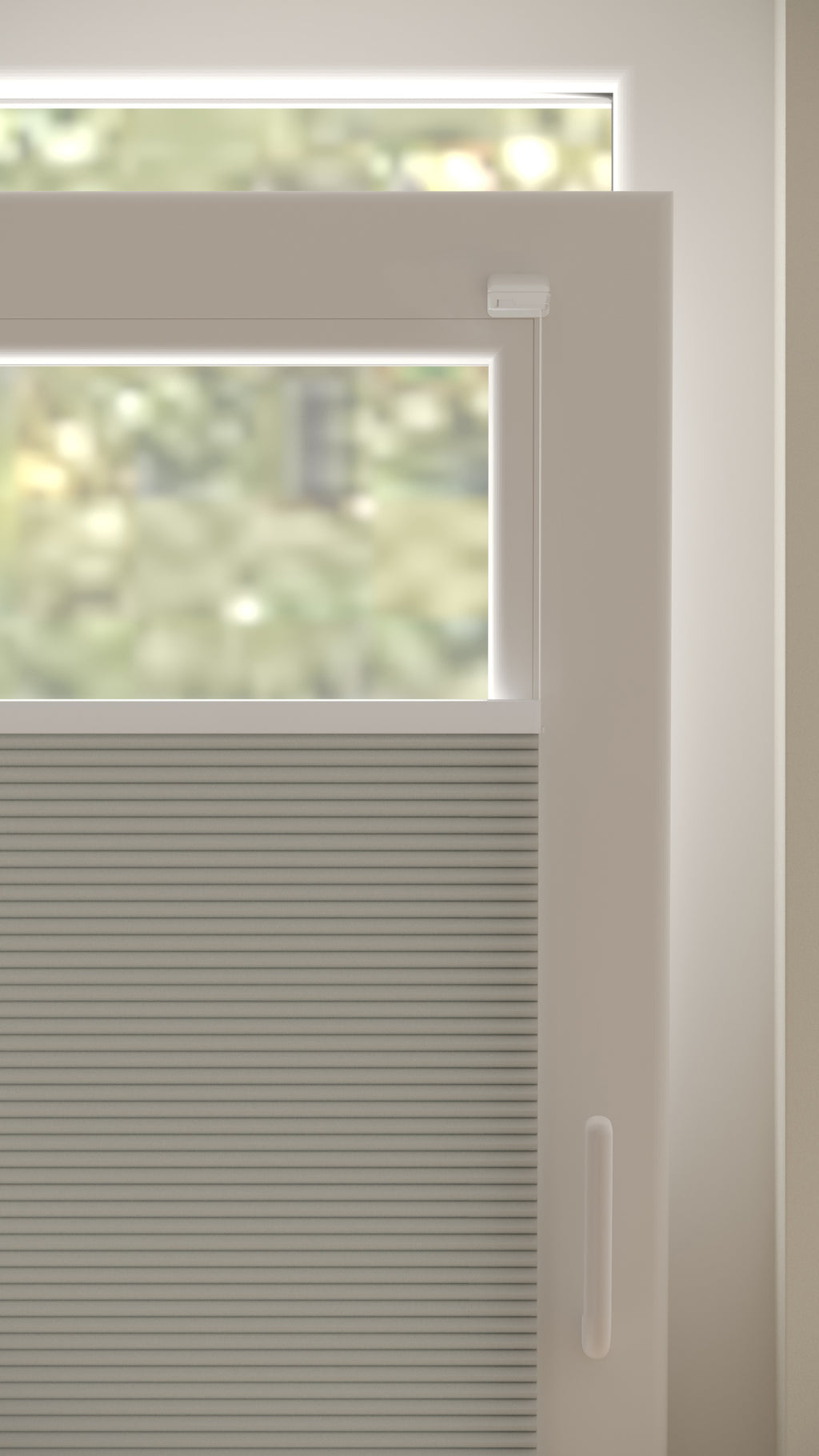 Plissé Gordijn Monaco Lichtgrijs 10 Draai Kiep Afbeelding 2