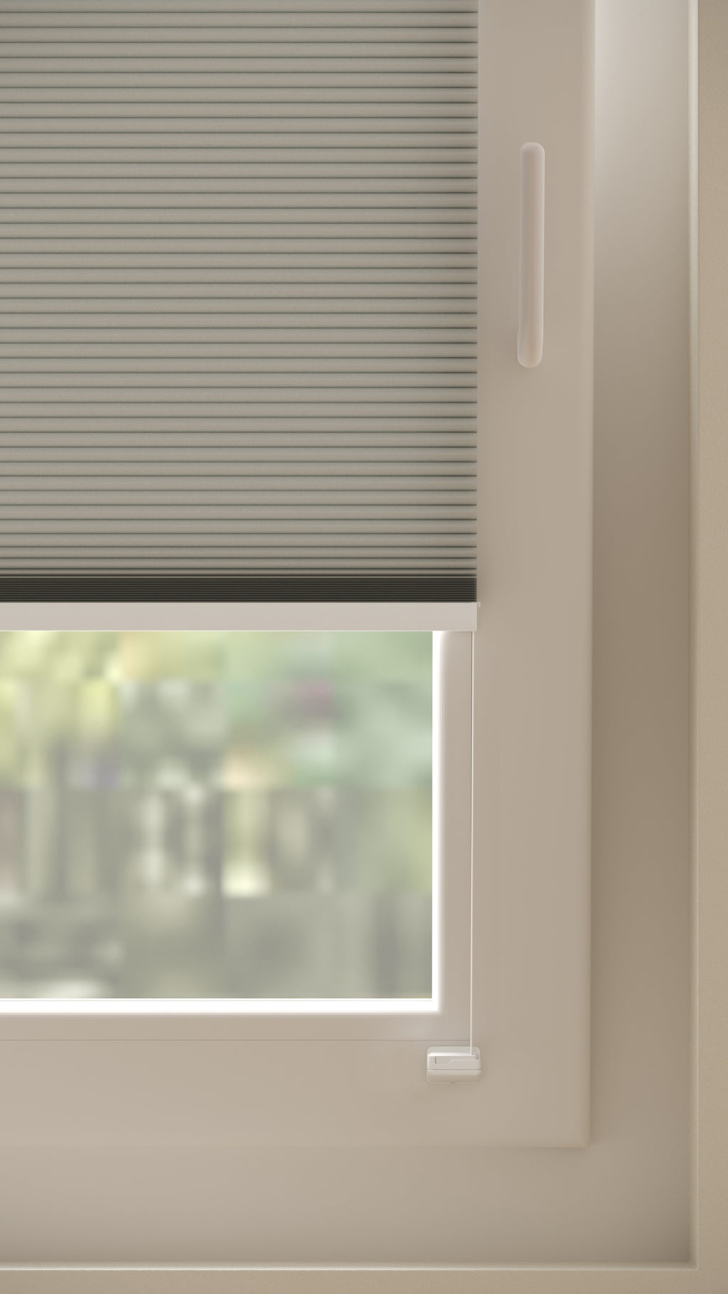 Plissé gordijnen Monaco Lichtgrijs 10 - Draai/kiep