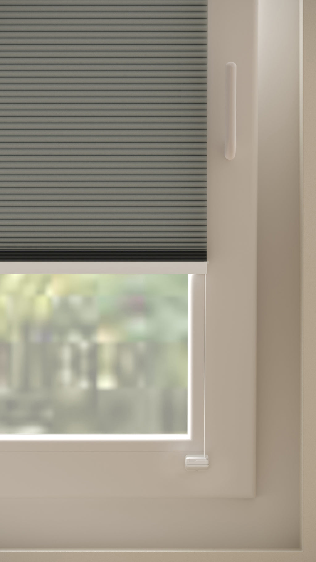 Plissé gordijnen Monaco Grijs 11 - Draai/kiep