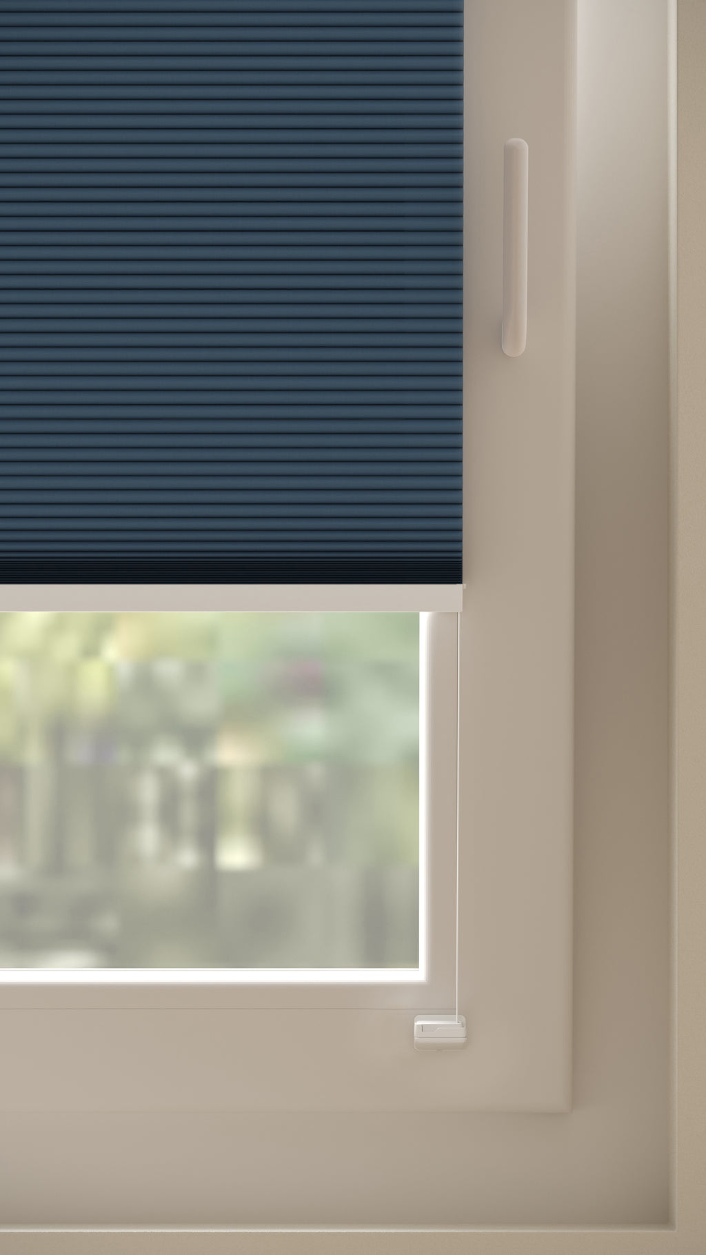 Plissé gordijnen Monaco Blauw Verduister 09 - Draai/kiep