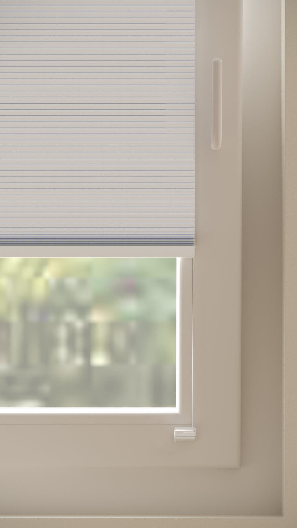 Plissé gordijnen Parijs Wit Verduister 5100 - Draai/kiep