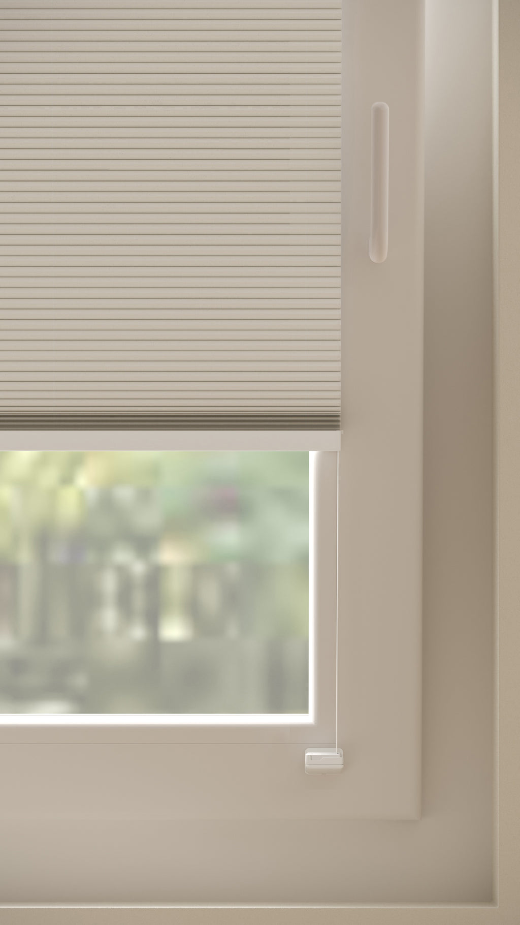 Plissé gordijnen Parijs Lichtbeige Verduister 5110 - Draai/kiep