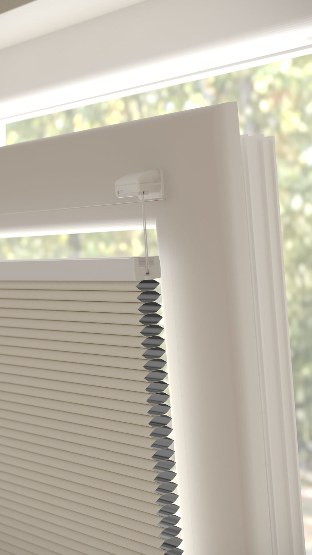 Plissé gordijnen Parijs Lichtzand Verduister 5160 - Draai/kiep