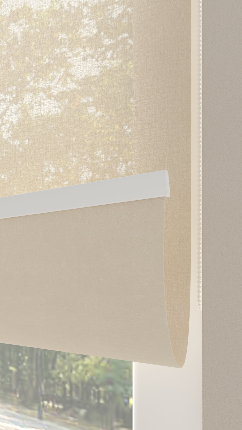 Elektrisch Rolgordijn Luca Naturel 200