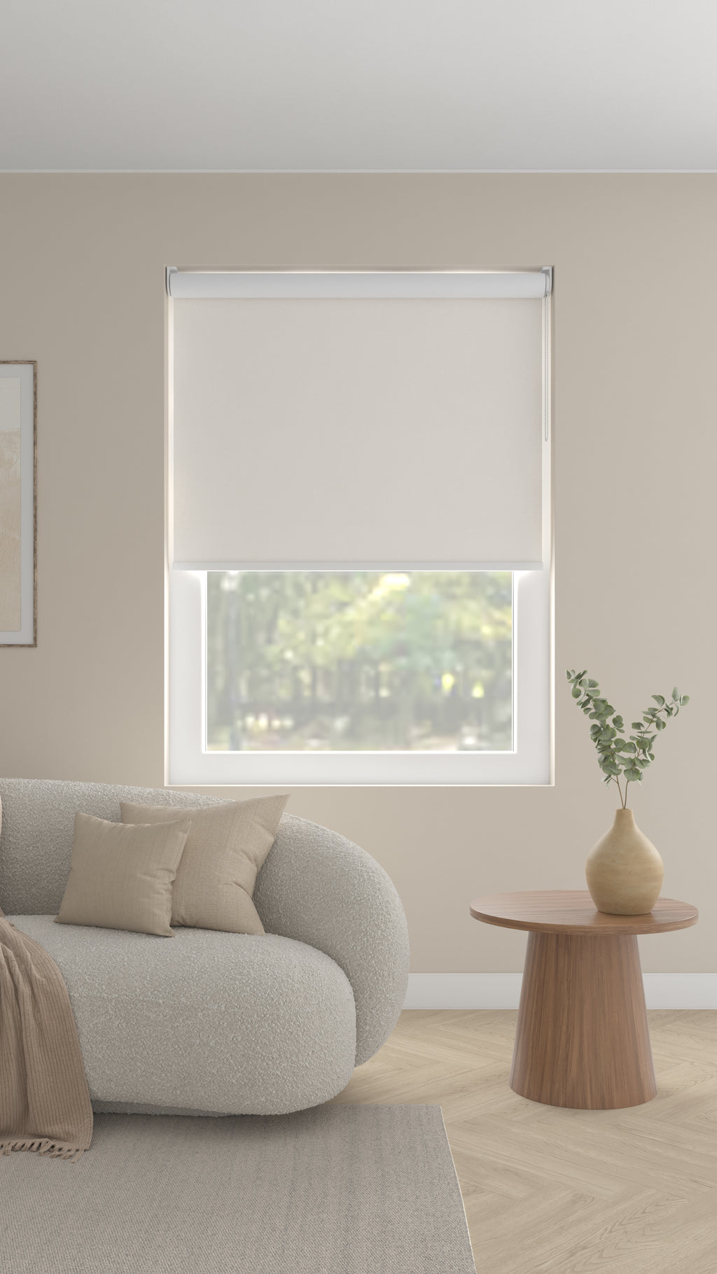 Elektrisch Rolgordijn Parma verduister Beige 5200