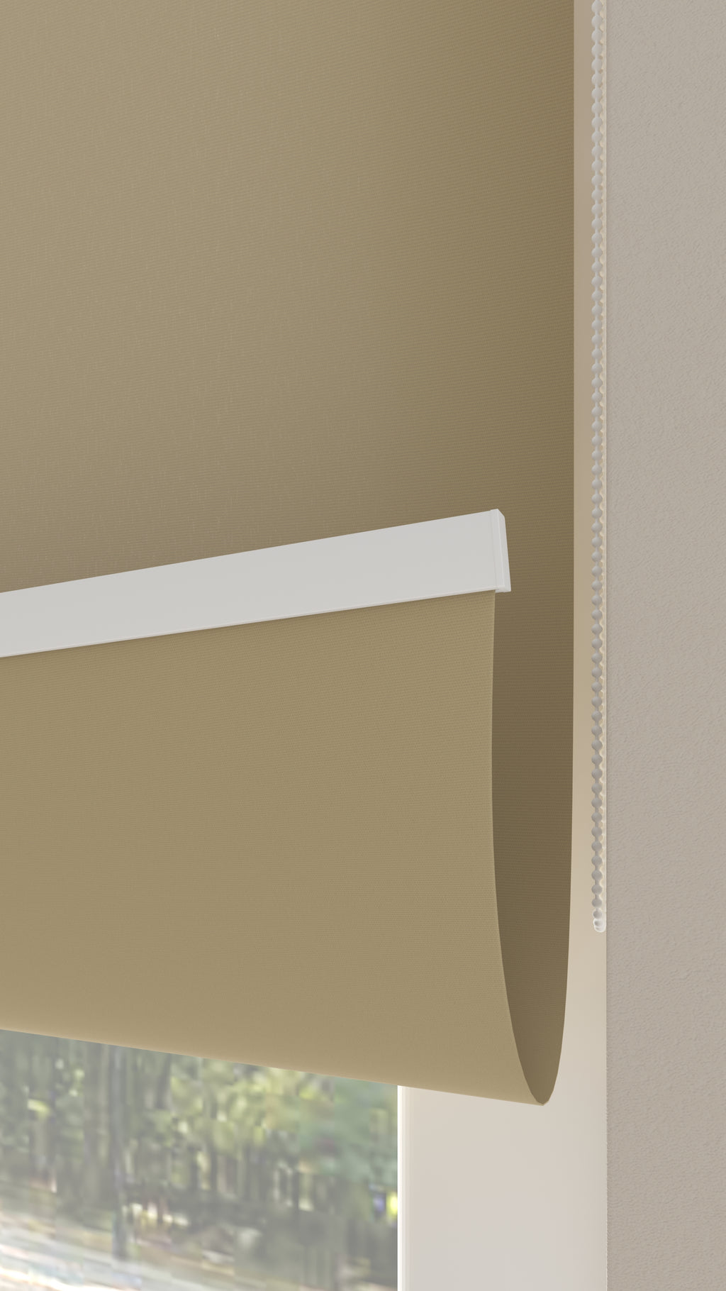 Elektrisch Rolgordijn Rome Warm beige 850